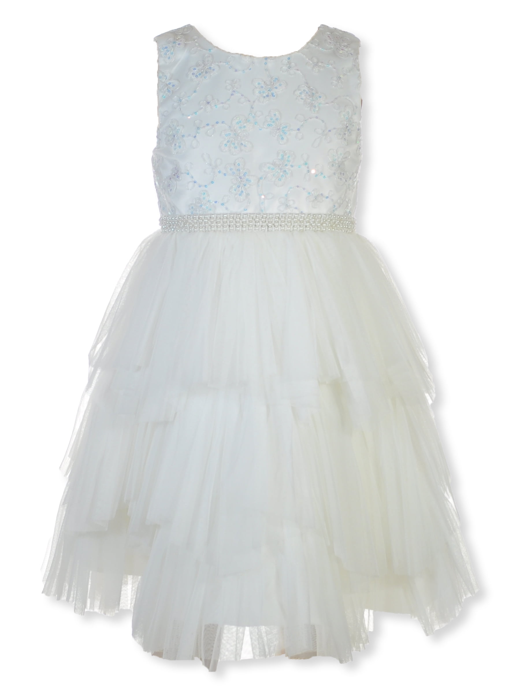 Bonnie Jean Girls' Ivy Dress Color: ivory Size: 10 - Walmart Business  Supplies