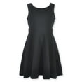 thumbnail image 1 of Bonnie Jean Girls' Knit Skater Dress Color: black Size: 10, 1 of 1