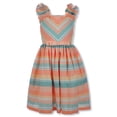 thumbnail image 1 of Bonnie Jean Girls' Stripe Dress - pink cherry, 14 (Big Girls), 1 of 2