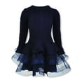 thumbnail image 1 of Bonnie Jean Girls' Sweater Dress - navy, 12 (Big Girls), 1 of 1