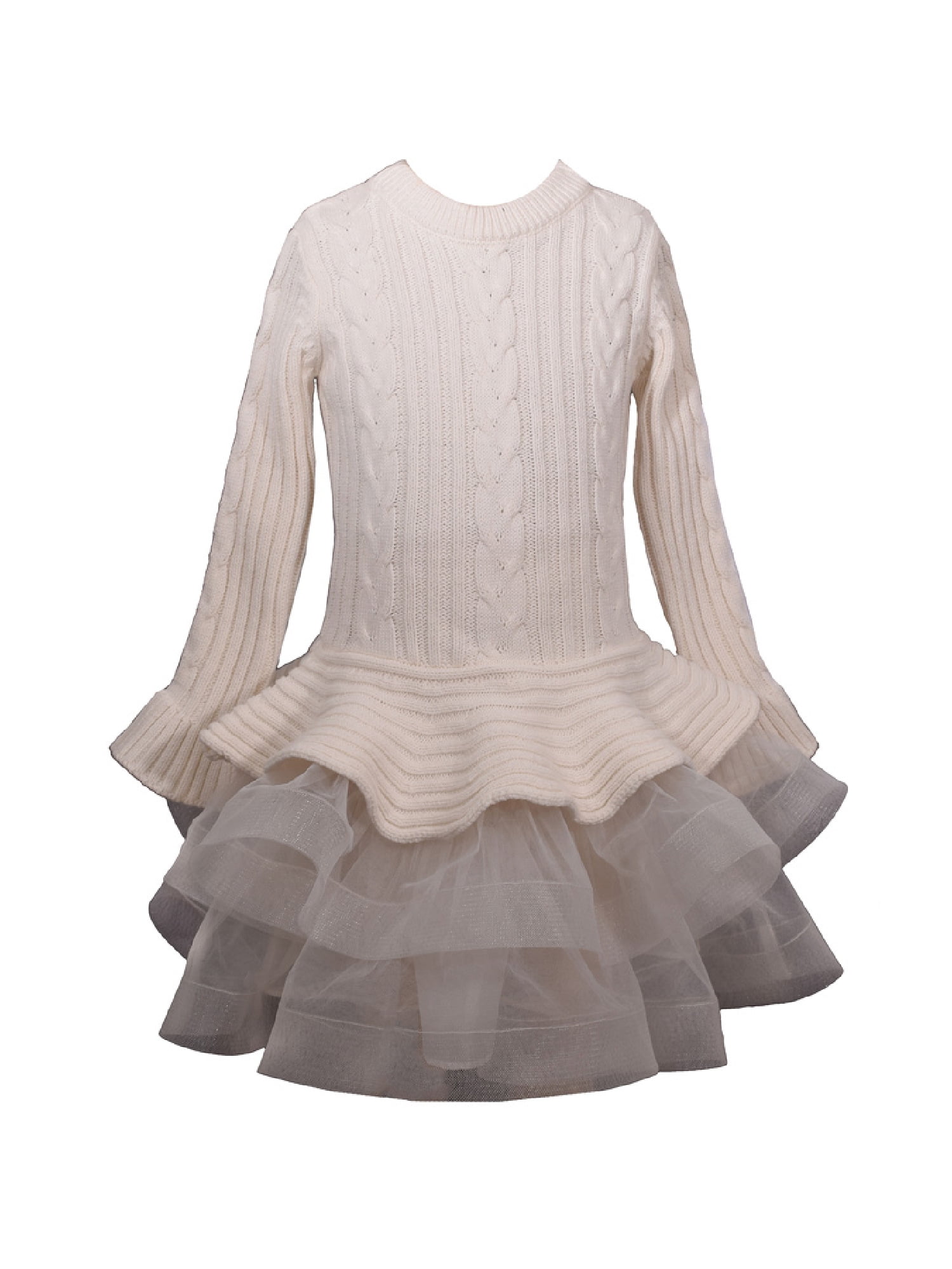 bonnie jean ivory dress Girls Bonnie Jean Ivory Floral Dress Sizes 4, 5, 6 & 6X