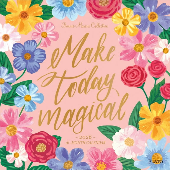 Bonnie Marcus OFFICIAL | 2026 12x24" (Hanging) Square Wall Calendar | Plato