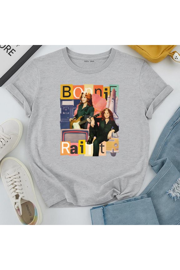 Bonnie Raitt Just Like That Blues Legend Music Icon Fan Graphic Unisex T-shirt, for men & women, up to size 5XL