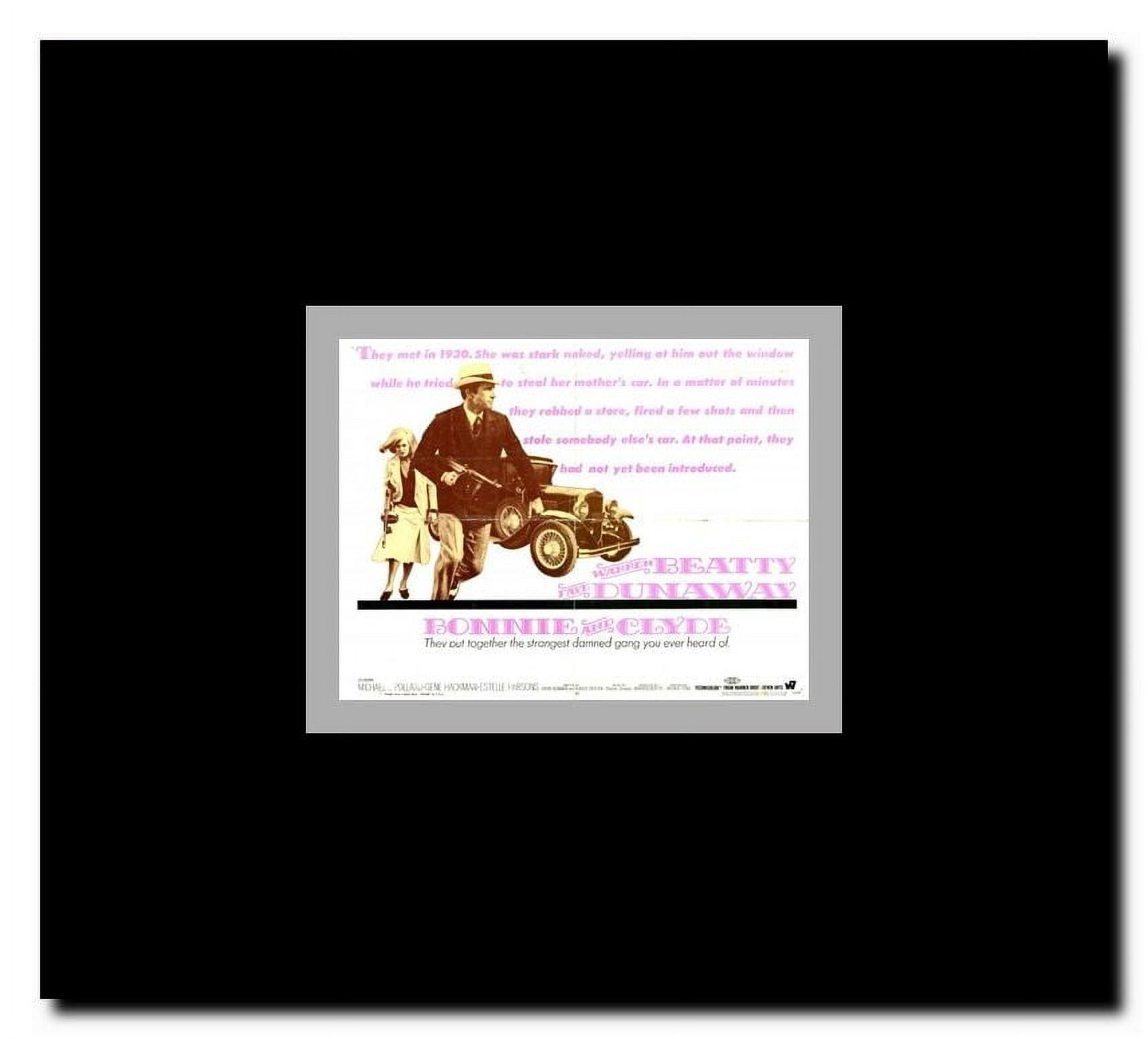 Bonnie and Clyde Framed Movie Poster