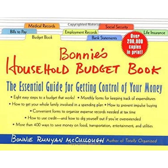 Pre-Owned Bonnie's Household Budget Book : The Essential Guide for Getting Control of Your Money (Edition 2) (Other)