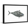 thumbnail image 1 of "Bonnito Tuna" Framed Painting Print, 1 of 5