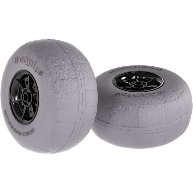 Bonnlo 12" Balloon Wheels Beach Cart Tires Replacement Big Sand Wheels