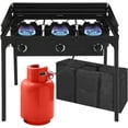 Bonnlo 2Burner Outdoor Portable Propane Burner Stove 150,000BTU Gas