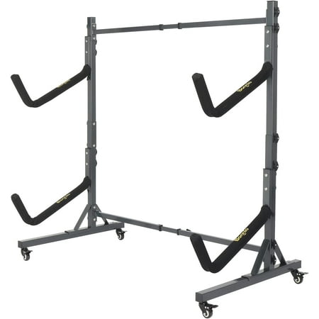 Bonnlo Freestanding Kayak Storage Rack, Gray