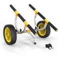 thumbnail image 1 of Bonnlo Heavy Duty Universal Kayak Trailer Adjustable Width 6.3"-18.7" Canoe Cart, 1 of 8