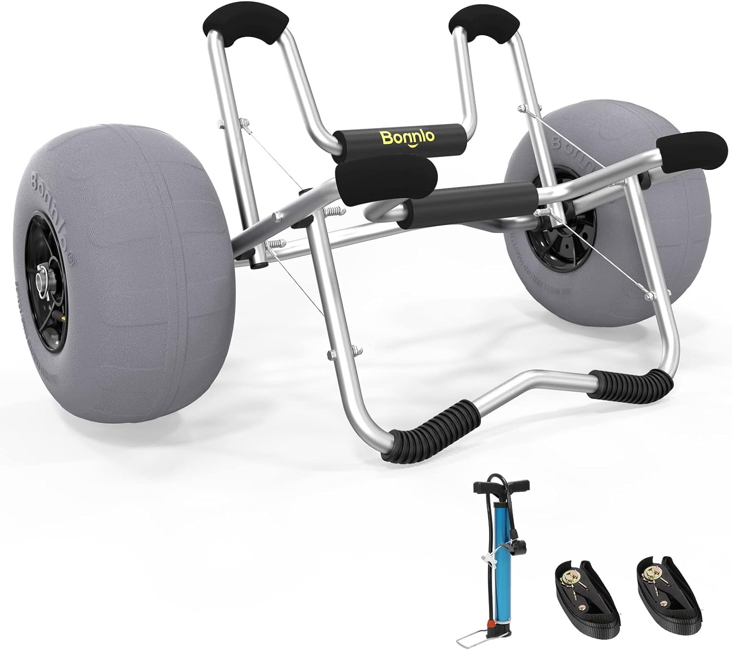 Bonnlo Kayak Cart Trolley Canoe Paddle Board Boat Cart Carrier Dolly