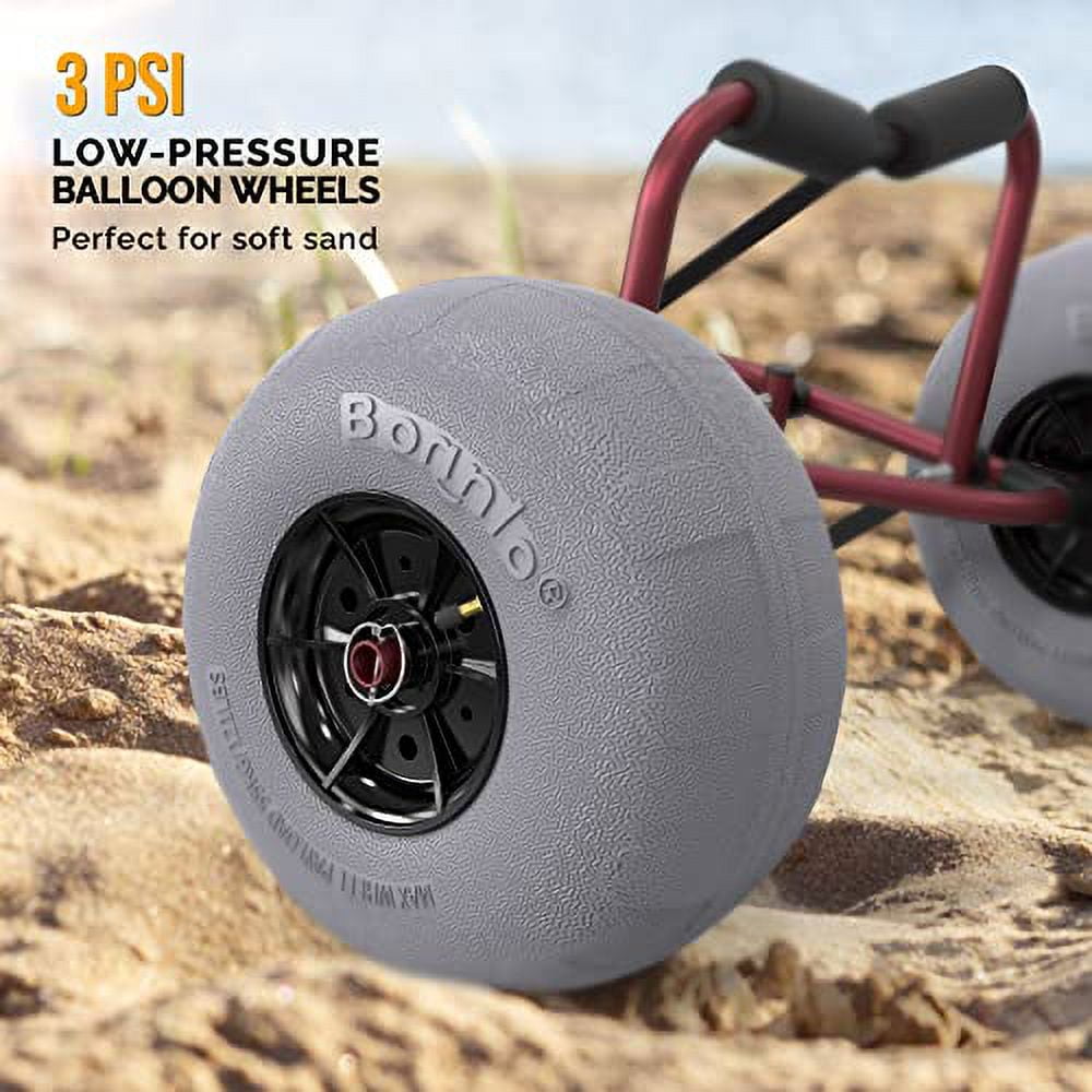 Bonnlo Kayak Cart Trolley Canoe Paddle Board Boat Cart Carrier Dolly