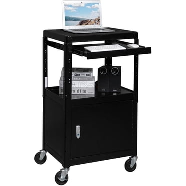 Computer Keypad Caddy Norwood Commercial Furniture Laptop Caddy Cart Presentation Station ...