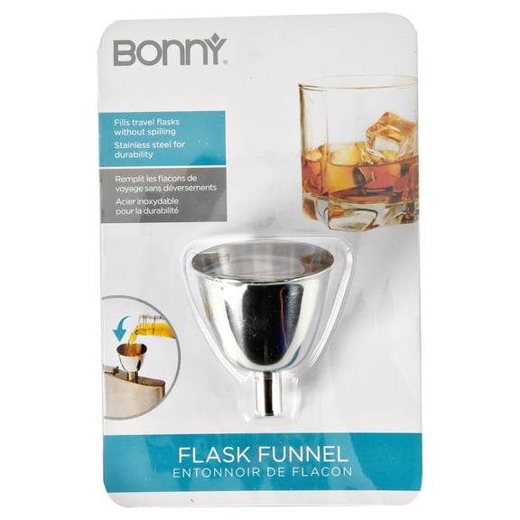 Bonny Flask Funnel, Silver