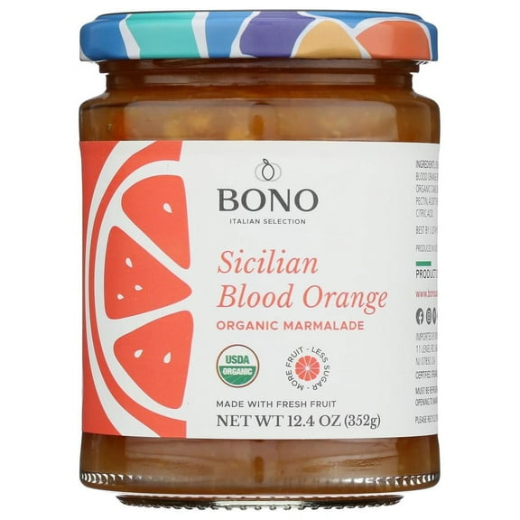 Bono Organic Marmalade Sicilian Blood Orange - 12.4 oz