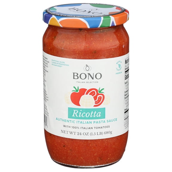 Bono Ricotta Pasta Sauce 24 oz (Pack of 6)