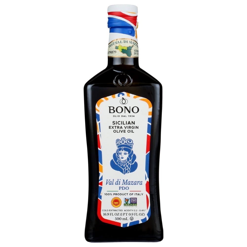 Bono Sicilian Certified PDO Val Di Mazara Extra Virgin Olive Oil - 16.9 oz