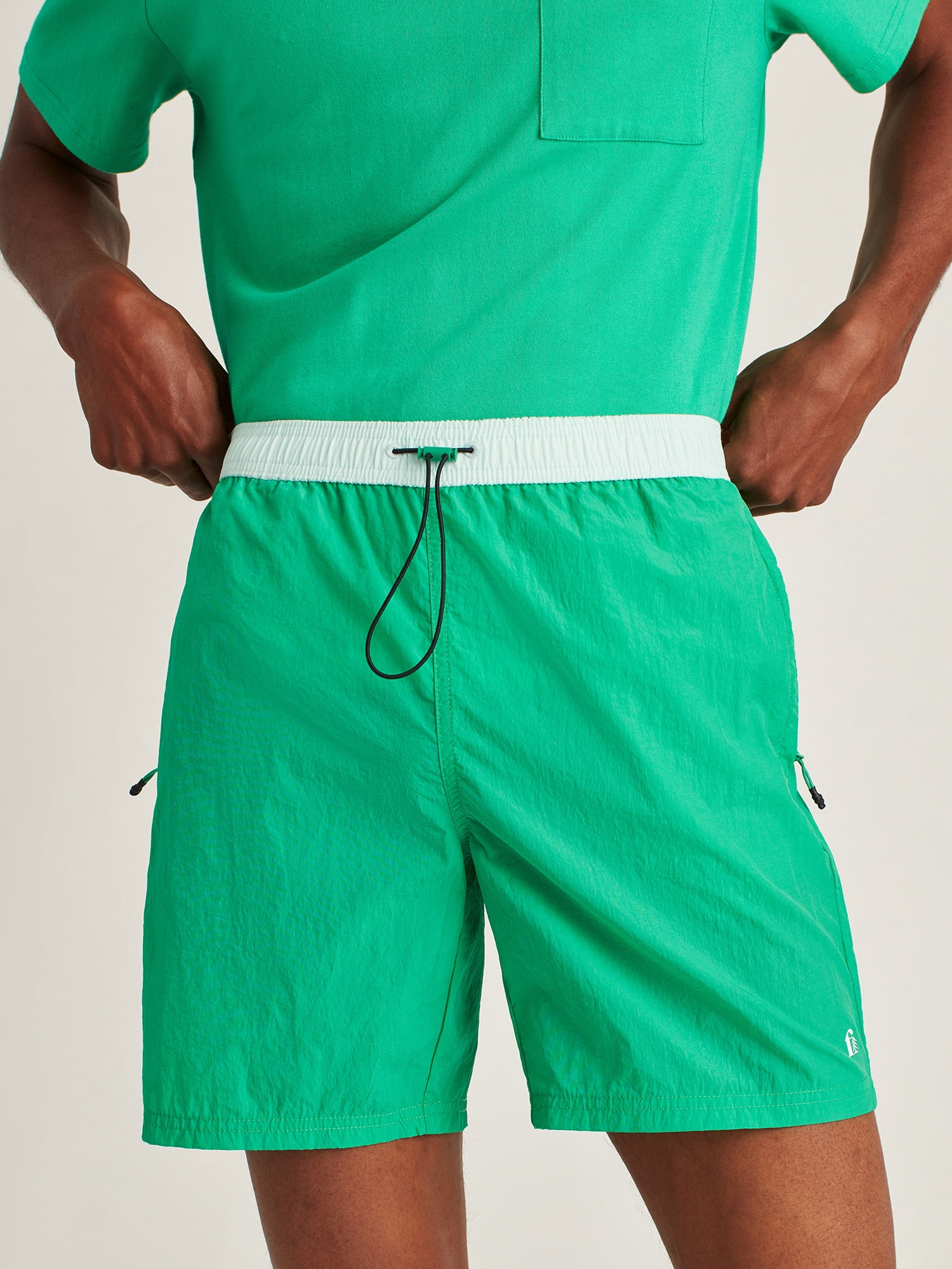 Bonobos Fielder Men's and Big Men's Crinkle Nylon Shorts 7", up to 3XL