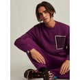 thumbnail image 1 of Bonobos Fielder Men's and Big Men's Fleece Crewneck Sweatshirt, Up to Size 3XL, 1 of 8