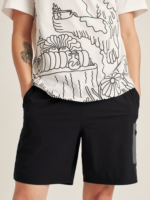 Men's and Big Men's Hybrid Short 7", up to 3XL