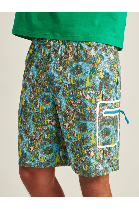 Men's and Big Men's Hybrid Short 9", up to 3XL