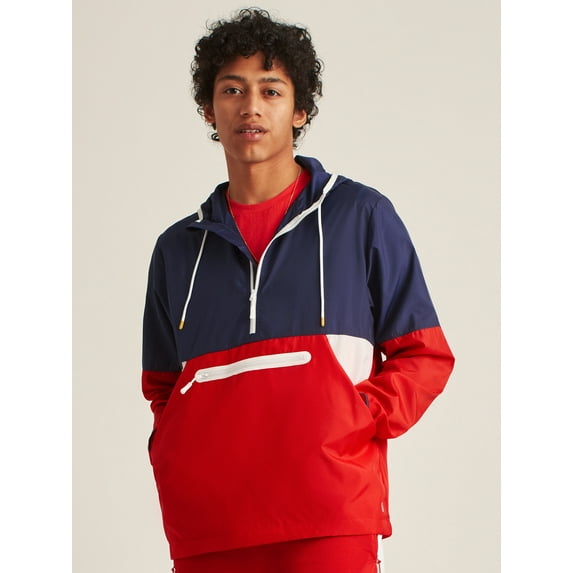 Bonobos Fielder Men's and Big Men's Lightweight Anorak, up to 3XL