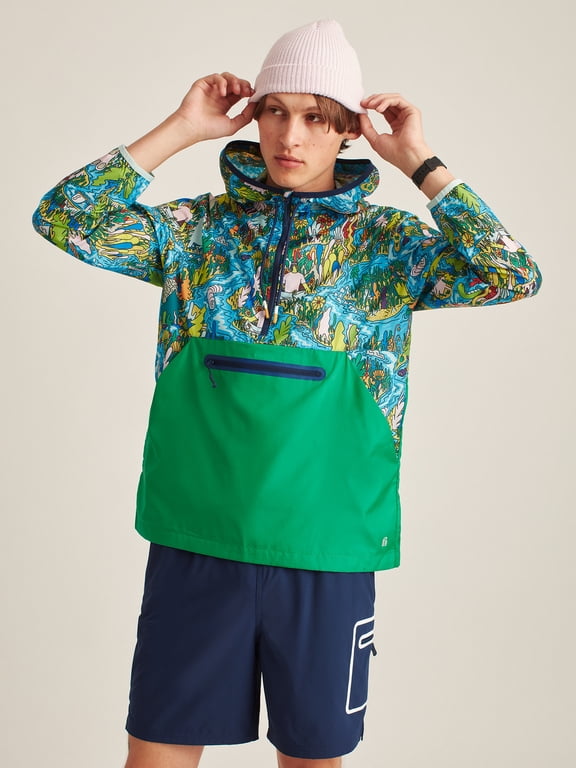 Men's and Big Men's Lightweight Anorak, Up to 3XL
