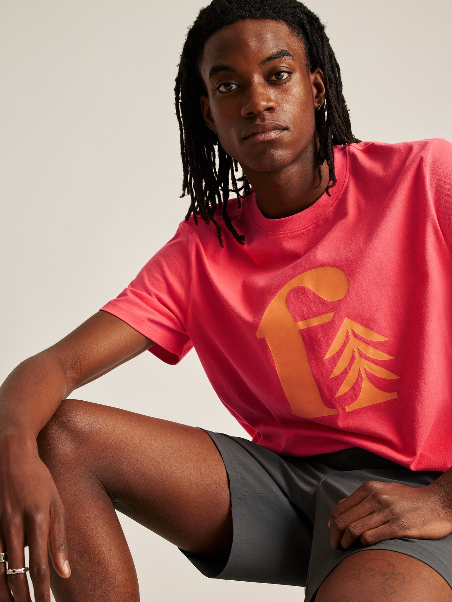 Bonobos Fielder Men's and Big Men's Short Sleeve Logo Tee, up to 3XL