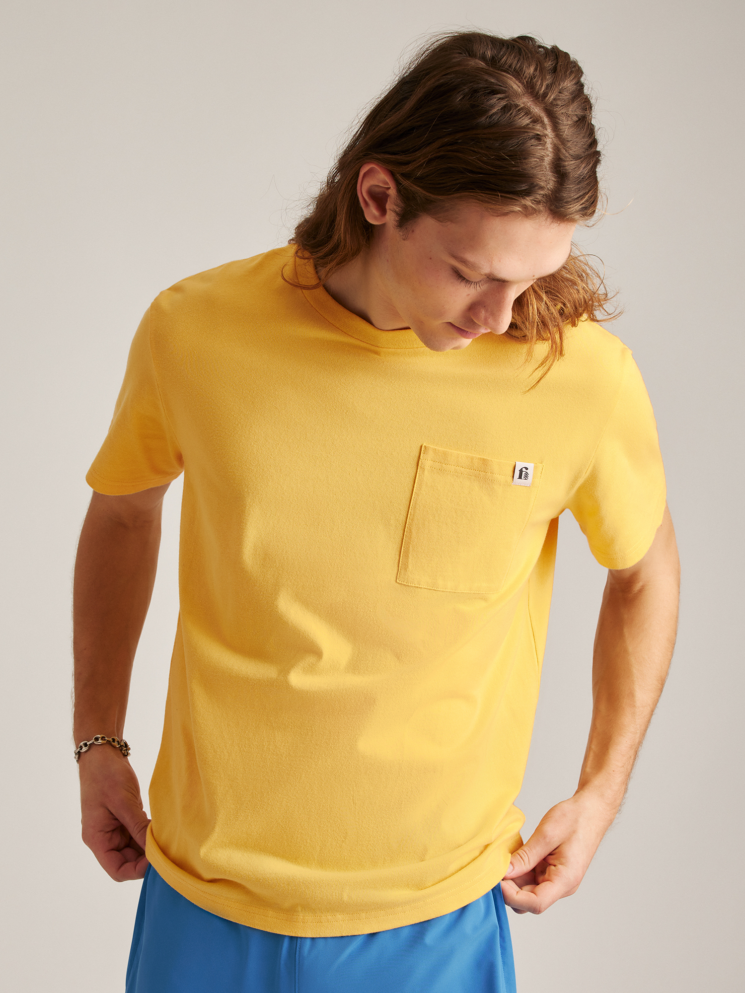 Bonobos Fielder Men's and Big Men's Short Sleeve Pocket Tee, up to Size