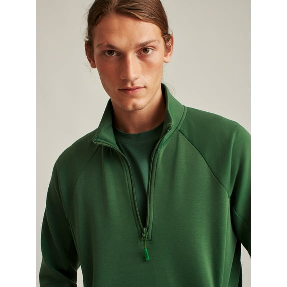 Bonobos Fielder Men's and Big Men's Tech Fleece Half Zip, up to 3XL