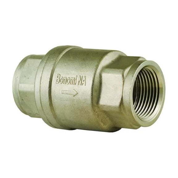 Bonomi 1/2" NPT Stainless Steel Spring Check Valve S800-1/2"