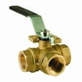 thumbnail image 1 of Bonomi 3/4" NPT Brass Ball Valve 3-Way 355N-3/4", 1 of 1