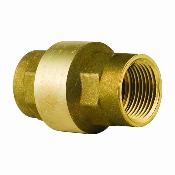 Bonomi 3/4" NPT Brass Spring Check Valve 100012LF-3/4"