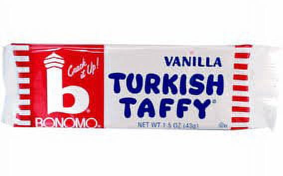 Bonomo Vanilla Turkish Taffy Candy Bar 1.5 oz.