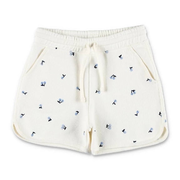 Bonpoint Colorful Cherry Embroidery Cotton Shorts, Size 10