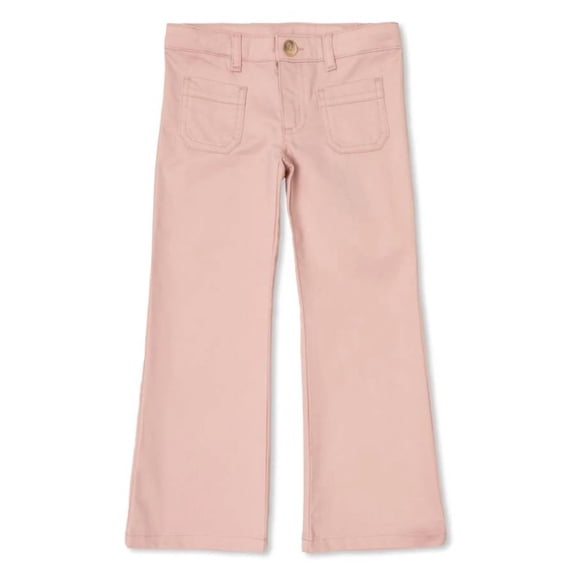 Bonpoint Girls Junon Flared Cotton Trousers, Size 6Y