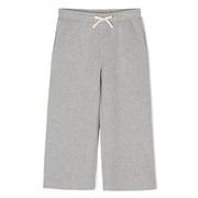 Bonpoint Melange-Effect Wide-Leg Trousers, Size 6Y