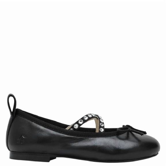 Bonpoint Strap Rhinestone Embellished Flats, Brand Size 30 ( US Size 13 Kids )