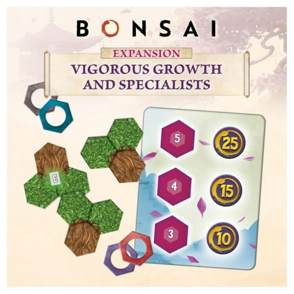 Bonsai Board Game Expansion: Vigorous Growth and Specialists