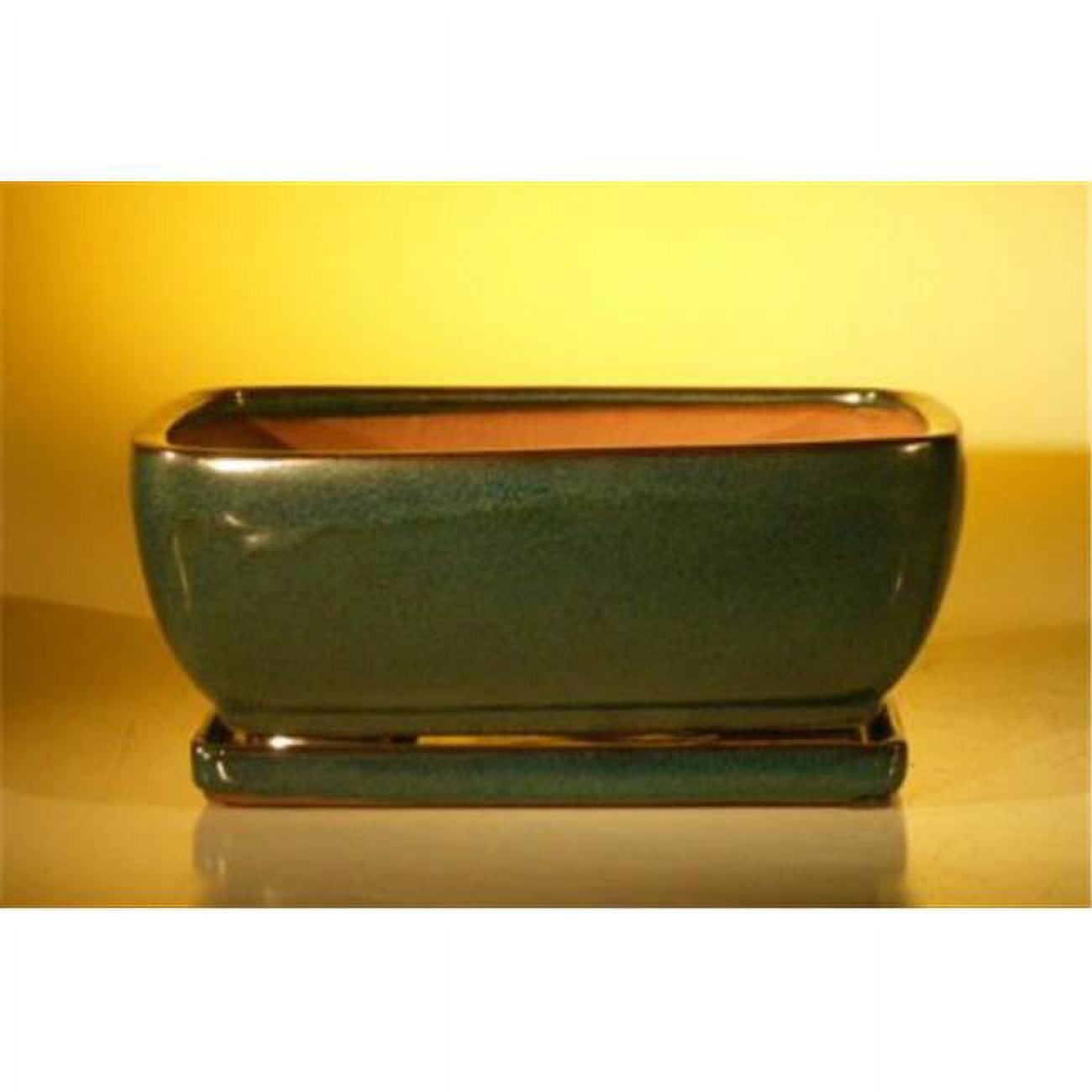 Bonsai Boy L241 10 75 X 8 5 X 4 125 In Ceramic Bonsai Pot Dark Moss bonsai-boy-l241-10-75-x-8-5-x-4-125-in-ceramic-bonsai-pot-dark-moss