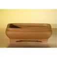 thumbnail image 1 of Bonsai Boy L308 10 x 7.825 x 3.125 in. Unglazed Ceramic Bonsai Pot, Tan - Rectangle, 1 of 1