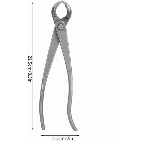 Bonsai Cutter Tool - Stainless Steel Knob Concave Pruning Knife for Garden Trees