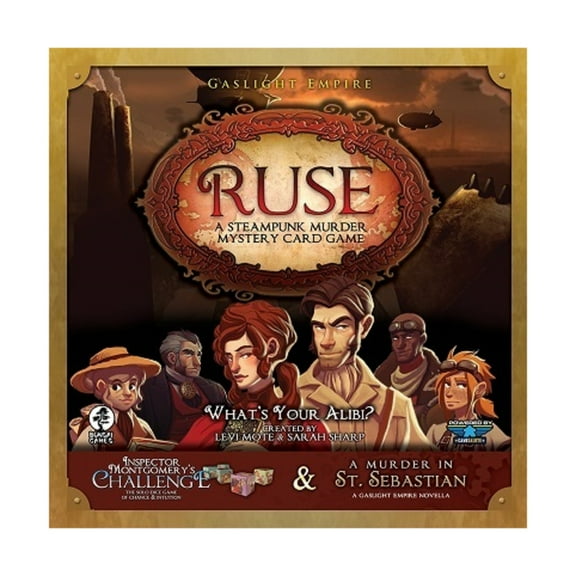 Bonsai Entertainment Ruse - A Steampunk Murder Mystery Card Game New