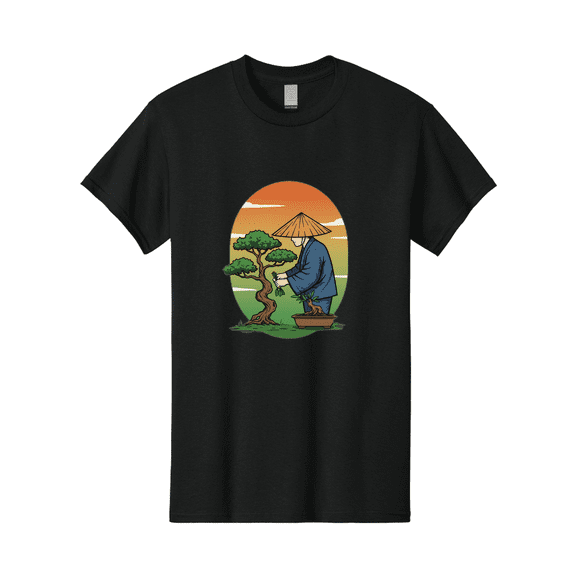 Bonsai-Gardener Mens Graphic Tee, 100% Cotton, Casual Summer Wear BAA179