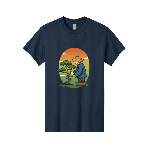 Bonsai-Gardener Mens Graphic Tee, 100% Cotton, Casual Summer Wear BAA179