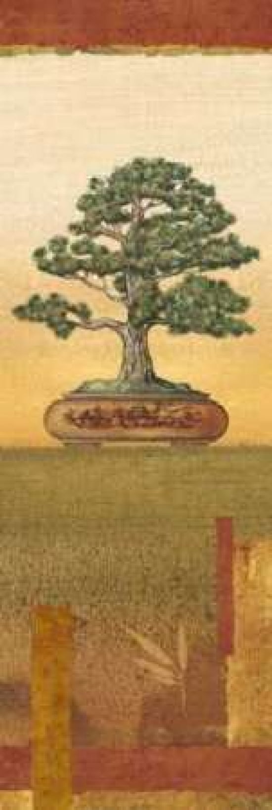 Bonsai I Canvas Art - Charlene Audrey (12 x 36)