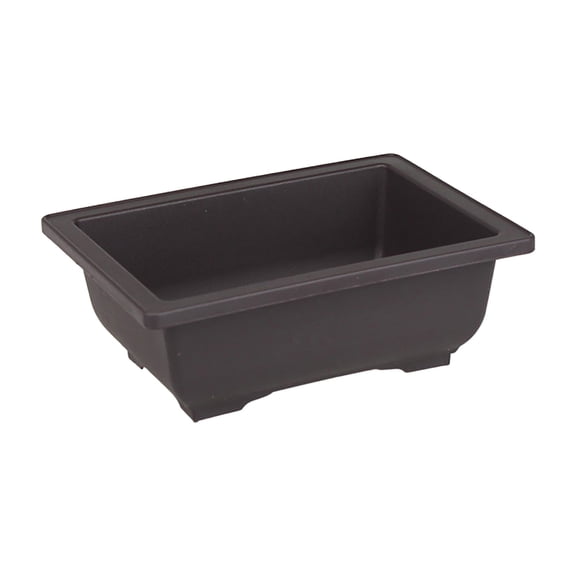 Bonsai Pot with Drainage Mesh - Small Plastic Bonsai Tree Pots for Indoor Plants, Real Bonsai Tree Training Pot with Irrigation Holes, Humidity Tray, Beginner & Home Gardening Kit