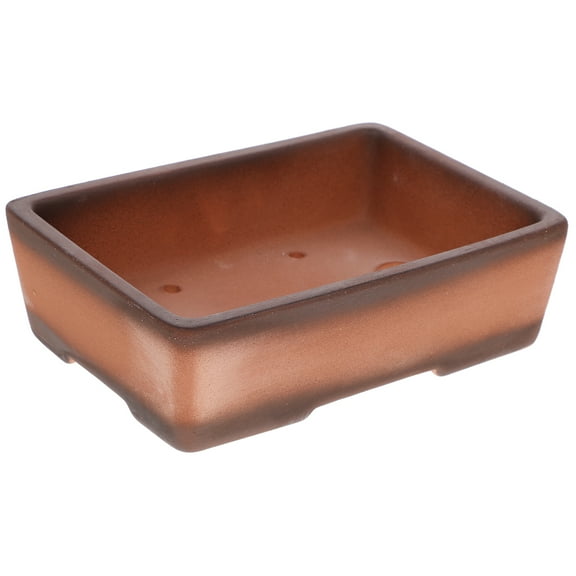 Bonsai Pots and Trays Ceramic Purple Plant Clay Flower Landscaping Decoration