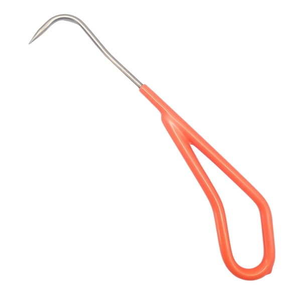 Bonsai Root Hook, Professional Bonsai Root Pick Tool with Stainless Steel, Red Plastic Handle, Single Claw Design for Loosening Soil, Potting and Repotting