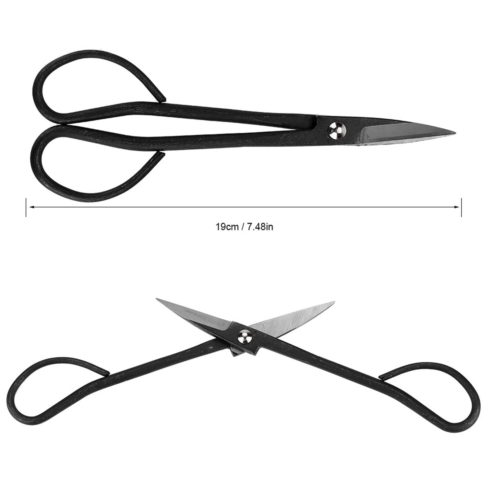 Bonsai Scissor,190mm Stainless Steel Garden Bonsai Scissors Shear Root